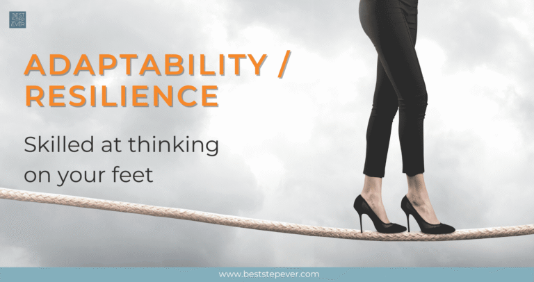 Skilled at thinking on your feet